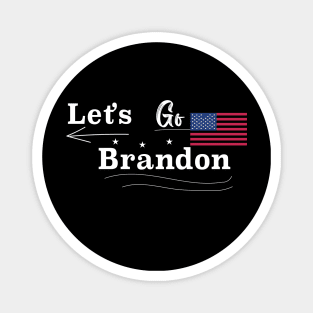 Lets Go Brandon Joe Biden chant Merch event Magnet